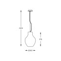 P19066A-D28 BRESSO LAMPA WISZĄCA