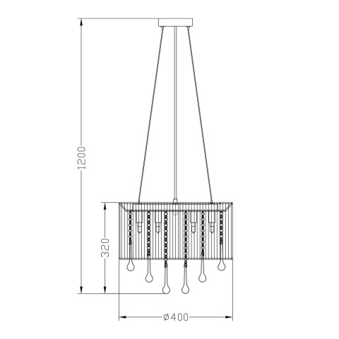 RLD92174-8A VERONA LAMPA WISZĄCA RLD92174-8A VERONA LAMPA WISZĄCA