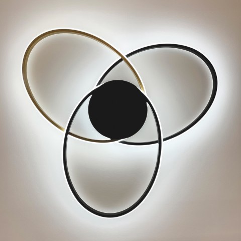 20169-GD BOLD LAMPA SUFITOWA CZARNO-ZŁOTA/BLACK-GOLD 20169-GD BOLD LAMPA SUFITOWA CZARNO-ZŁOTA/BLACK-GOLD