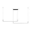 2023199-BK RIKE LAMPA WISZĄCA CZARNA/BLACK