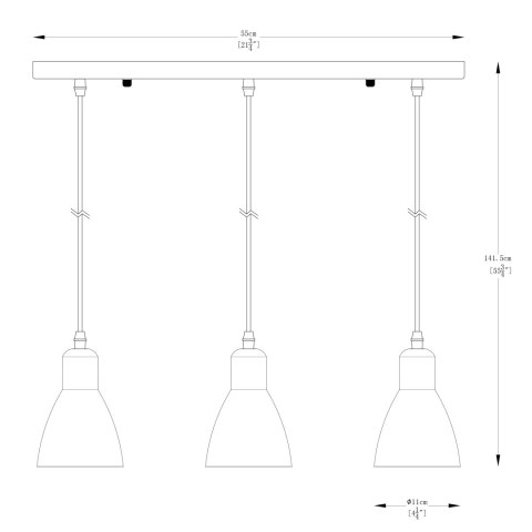 A8102-3A MORA LAMPA WISZĄCA CZARNA/BLACK A8102-3A MORA LAMPA WISZĄCA CZARNA/BLACK