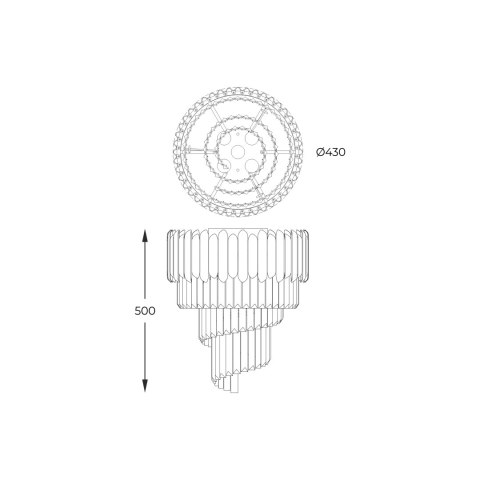 C0535-05C-F4AC GLADIUS LAMPA SUFITOWA C0535-05C-F4AC GLADIUS LAMPA SUFITOWA