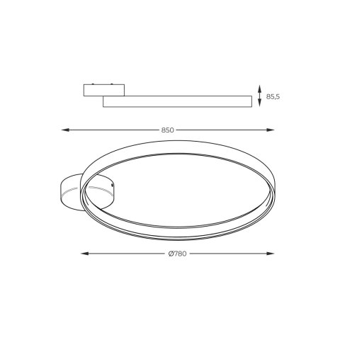 LA0771 CIRCLE LAMPA SUFITOWA LA0771 CIRCLE LAMPA SUFITOWA