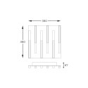 MX4980-6S-3BMT ELIOT LAMPA SUFITOWA CZARNA-DREWNO/BLACK-WOOD