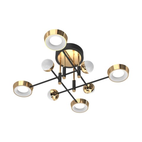 MX7170-8-3BGT LARA LAMPA SUFITOWA CZARNO-ZŁOTA/BLACK-GOLD MX7170-8-3BGT LARA LAMPA SUFITOWA CZARNO-ZŁOTA/BLACK-GOLD