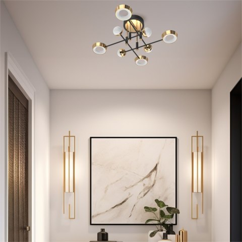 MX7170-8-3BGT LARA LAMPA SUFITOWA CZARNO-ZŁOTA/BLACK-GOLD MX7170-8-3BGT LARA LAMPA SUFITOWA CZARNO-ZŁOTA/BLACK-GOLD
