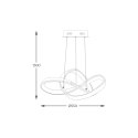 MD9717-1-3BCD INDIGO LAMPA WISZĄCA CZARNY CHROM/BLACK CHROME