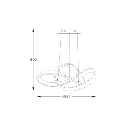 MD9717-1-3BCD INDIGO LAMPA WISZĄCA CZARNY CHROM/BLACK CHROME MD9717-1-3BCD INDIGO LAMPA WISZĄCA CZARNY CHROM/BLACK CHROME
