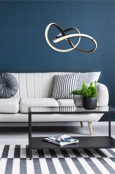 MD9717-1-3BCD INDIGO LAMPA WISZĄCA CZARNY CHROM/BLACK CHROME MD9717-1-3BCD INDIGO LAMPA WISZĄCA CZARNY CHROM/BLACK CHROME
