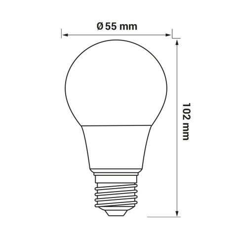 ORO-ATOS-E27-A55-5W-WW ORO-ATOS-E27-A55-5W-WW
