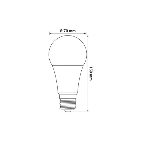 ORO-ATOS-E27-A70-19W WW ŻARÓWKA ORO-ATOS-E27-A70-19W WW ŻARÓWKA