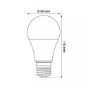 ORO-E27-A60-6,5W-RGB W ŻARÓWKA