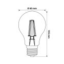 ORO-E27-FL-CLARO-7W-DW ORO04130 ŻARÓWKA