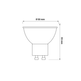 ORO-GU10-TOTO-5W-CW
