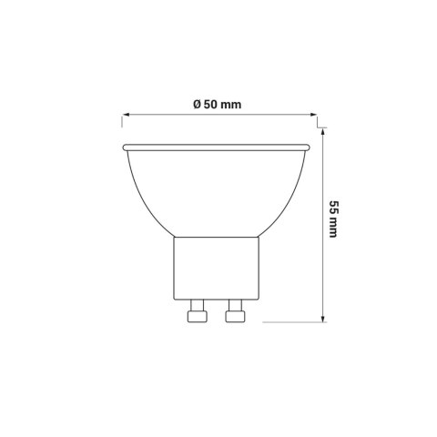 ORO-GU10-TOTO-5W-WW ORO-GU10-TOTO-5W-WW