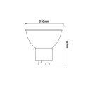 ORO-GU10-TOTO-6,5W-DW ŻARÓWKA