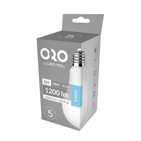ORO-PREMIUM-E27-A60-10W-XP-CW, 6500K ŻARÓWKA ORO-PREMIUM-E27-A60-10W-XP-CW, 6500K ŻARÓWKA