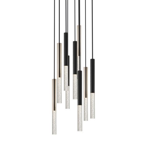 P0461-09L-P7SD ONE LAMPA WISZĄCA CZARNY MAT+ZŁOTA/MATT BLACK+FRENCH GOLD P0461-09L-P7SD ONE LAMPA WISZĄCA CZARNY MAT+ZŁOTA/MATT BLACK+FRENCH GOLD