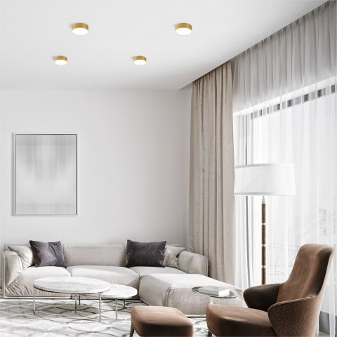 WM-TD8880-M-3K-G SOLARI LAMPA SUFITOWA ZŁOTA/GOLD WM-TD8880-M-3K-G SOLARI LAMPA SUFITOWA ZŁOTA/GOLD