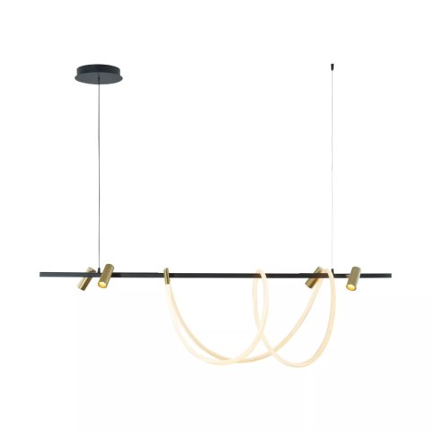 2200277L BALBO LAMPA WISZĄCA ZŁOTA-CZARNA/GOLD-BLACK 2200277L BALBO LAMPA WISZĄCA ZŁOTA-CZARNA/GOLD-BLACK