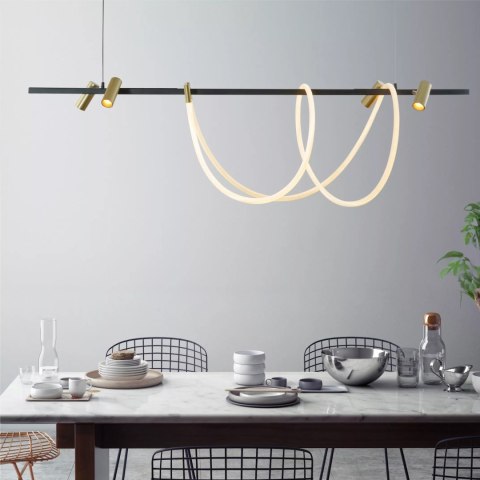 2200277L BALBO LAMPA WISZĄCA ZŁOTA-CZARNA/GOLD-BLACK 2200277L BALBO LAMPA WISZĄCA ZŁOTA-CZARNA/GOLD-BLACK