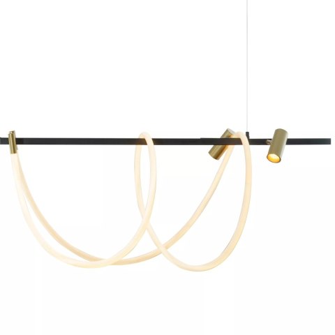 2200277L BALBO LAMPA WISZĄCA ZŁOTA-CZARNA/GOLD-BLACK 2200277L BALBO LAMPA WISZĄCA ZŁOTA-CZARNA/GOLD-BLACK