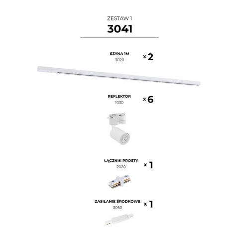 3041 ZESTAW 1 SZYNOPRZEWODY WHITE JEDNOOBWODOWY 3041 ZESTAW 1 SZYNOPRZEWODY WHITE JEDNOOBWODOWY
