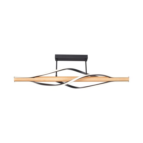 C230857003 BAEZ LAMPA SUFITOWA CZARNA+DREWNO/BLACK+WOOD C230857003 BAEZ LAMPA SUFITOWA CZARNA+DREWNO/BLACK+WOOD