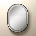 D2383 LUSTRO LED 70/50 CM CZARNE/BLACK
