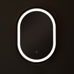 D2383 LUSTRO LED 70/50 CM CZARNE/BLACK