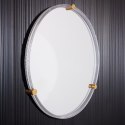 D2532 LUSTRO LED 60 CM CZARNE/BLACK