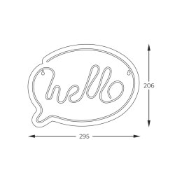 FM-NL41 NEON HELLO LED