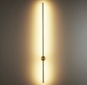 Lampa ścienna SPARO LED złota 100 cm