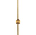 Lampa ścienna SPARO LED złota 100 cm