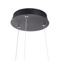Lampa wisząca FRILL LED czarna 45 cm