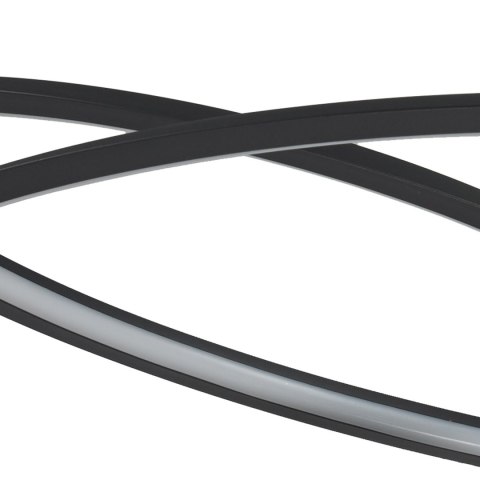 Lampa wisząca SPIRELLO ledowa czarna 80 cm Lampa wisząca SPIRELLO ledowa czarna 80 cm