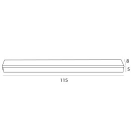 MAXLIGHT C0259 LAMPA SUFITOWA FLEX 15W CZARNA