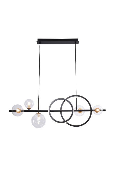 MD2448-7B-3BGD TAREMI LAMPA WISZĄCA CZARNA-ZŁOTA/BLACK-GOLD MD2448-7B-3BGD TAREMI LAMPA WISZĄCA CZARNA-ZŁOTA/BLACK-GOLD