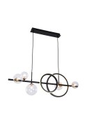 MD2448-7B-3BGD TAREMI LAMPA WISZĄCA CZARNA-ZŁOTA/BLACK-GOLD