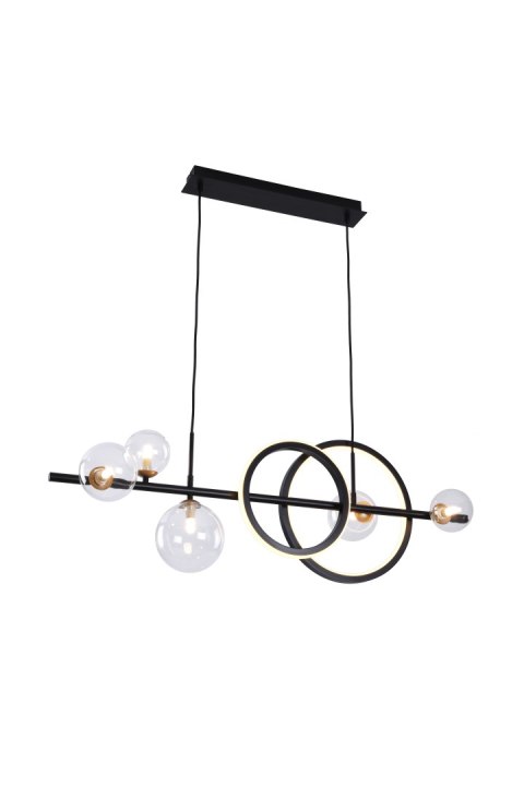 MD2448-7B-3BGD TAREMI LAMPA WISZĄCA CZARNA-ZŁOTA/BLACK-GOLD MD2448-7B-3BGD TAREMI LAMPA WISZĄCA CZARNA-ZŁOTA/BLACK-GOLD