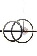 MD2448-7B-3BGD TAREMI LAMPA WISZĄCA CZARNA-ZŁOTA/BLACK-GOLD