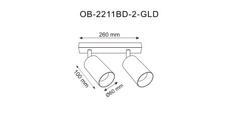 OB-2211BD-2-GLD REN LISTWA ZŁOTA\GOLD OB-2211BD-2-GLD REN LISTWA ZŁOTA\GOLD