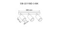 OB-2211BD-3-BK REN LISTWA CZARNA/BLACK
