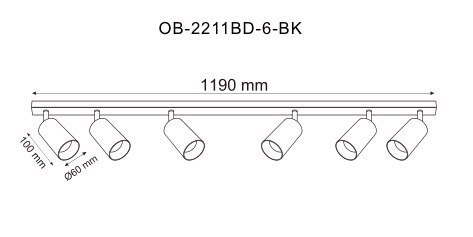 OB-2211BD-6-BK REN LISTWA CZARNA/BLACK OB-2211BD-6-BK REN LISTWA CZARNA/BLACK