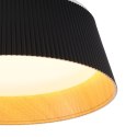 Plafon sufitowy FRILL LED czarny 45 cm