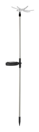 VK018A LAMPA ZEWNĘTRZNA SOLARNA WAŻKA SREBRNA/SILVER