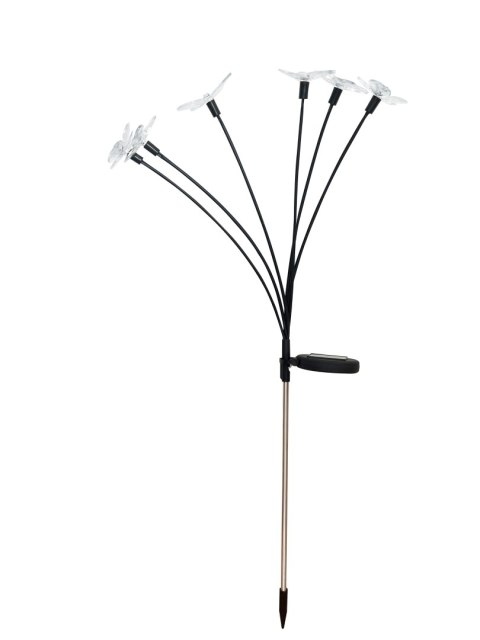 VK018G-2 LAMPA ZEWNĘTRZNA SOLARNA MOTYLE SREBRNA/SILVER VK018G-2 LAMPA ZEWNĘTRZNA SOLARNA MOTYLE SREBRNA/SILVER