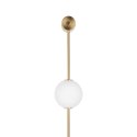 Lampa ścienna BERRY LED złoty biały 103 cm