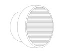 Lampa ścienna CARMELLO LED transparentna złota 13,5 cm