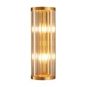 Lampa ścienna EXELLENT złota szklane rurki 45 cm